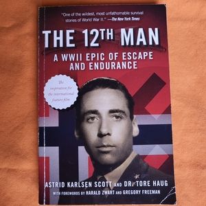 The 12th Man A WWII Epic of Escape and Endurance paperback book EUC